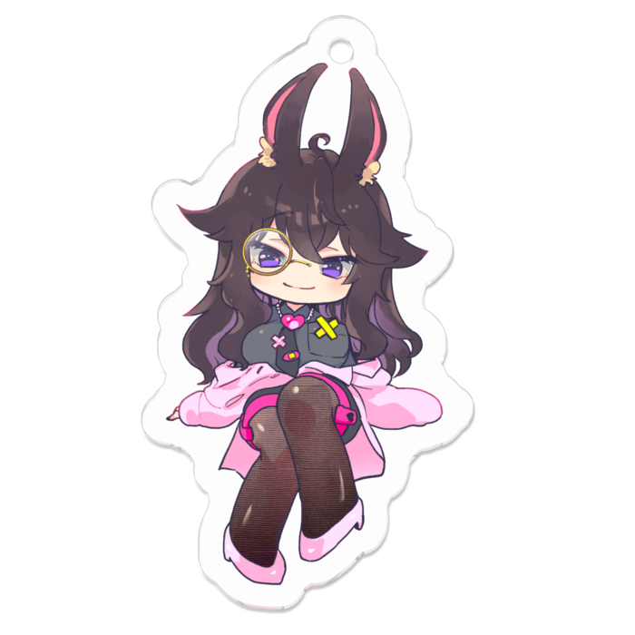 アクリルキーホルダー - 50 x 50 (mm)