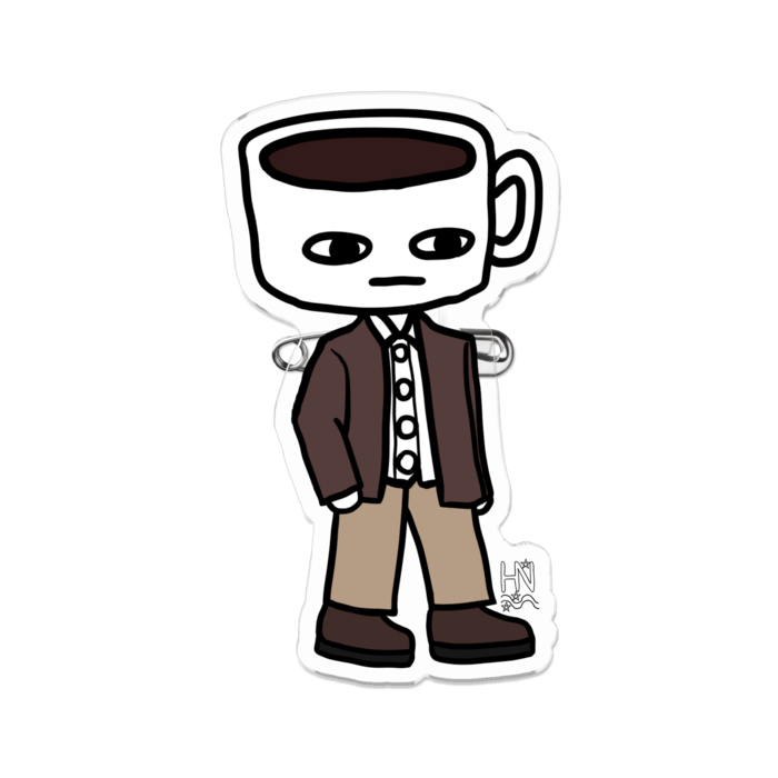 アクリルバッジ - 70 x 70 (mm)