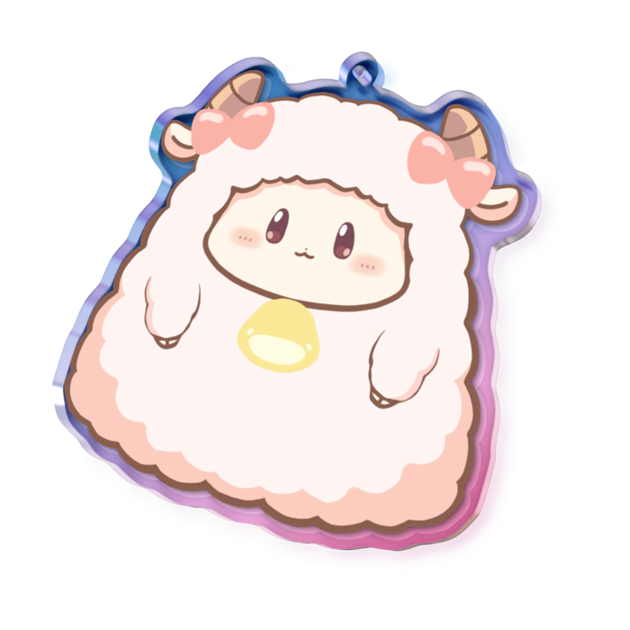 けだま④ - 70 × 70mm