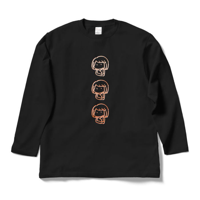 ロングスリーブTシャツ - L - ブラック