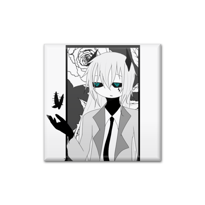 缶バッジ - 四角形40mm