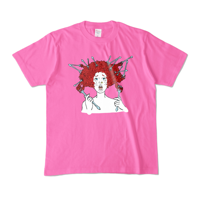 カラーTシャツ - M - ピンク (濃色)