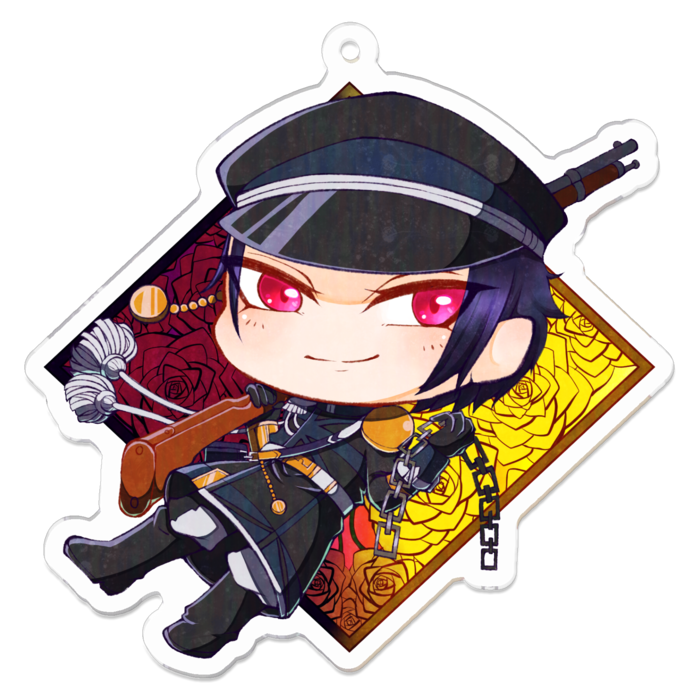 アクリルキーホルダー - 70 x 70 (mm)