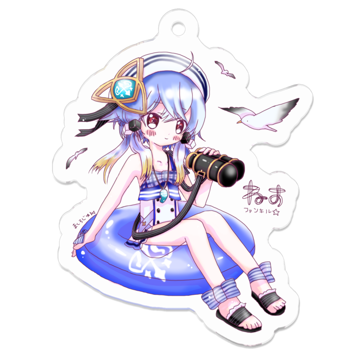 アクリルキーホルダー - 50 x 50 (mm)