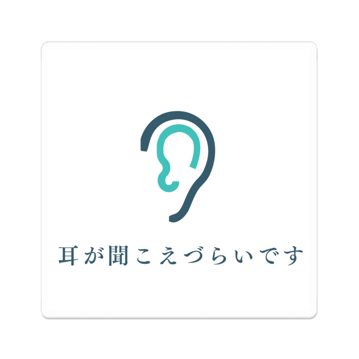 アクリルバッジ - 70 x 70 (mm)