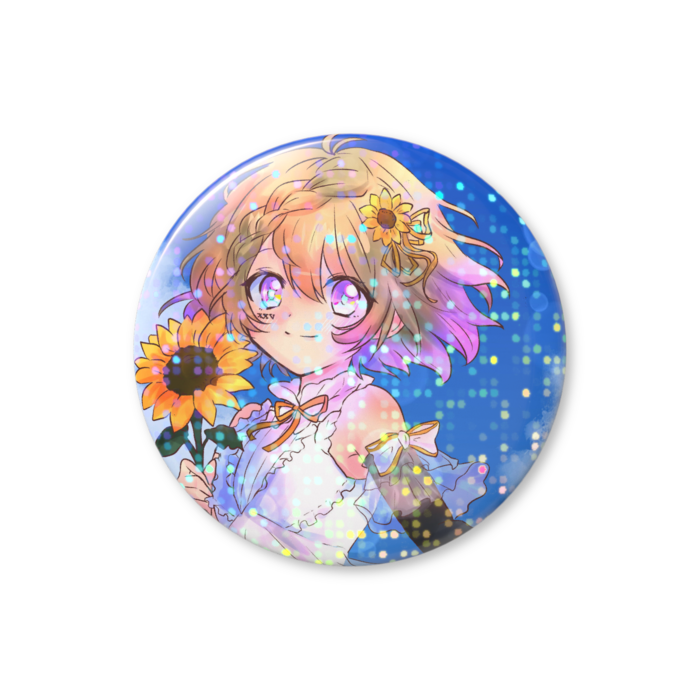 ホログラム缶バッジ - 32mm