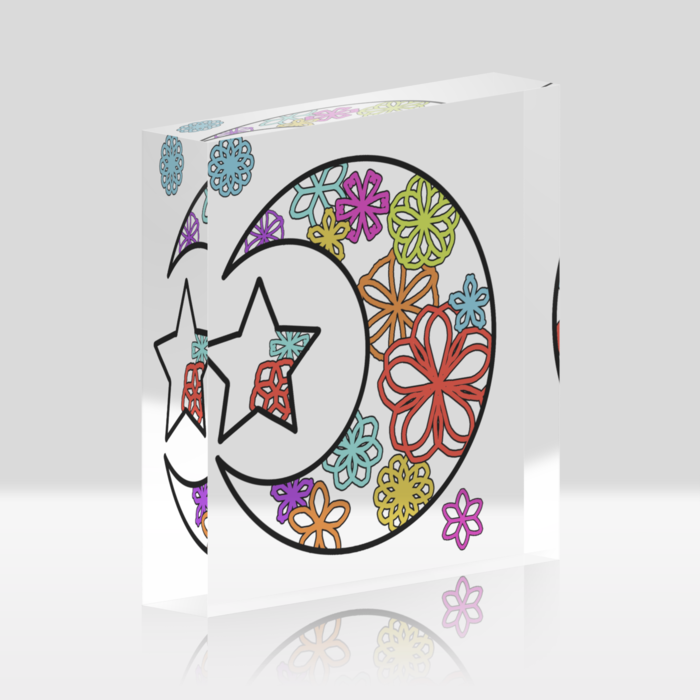 アクリルブロック - 100x100mm