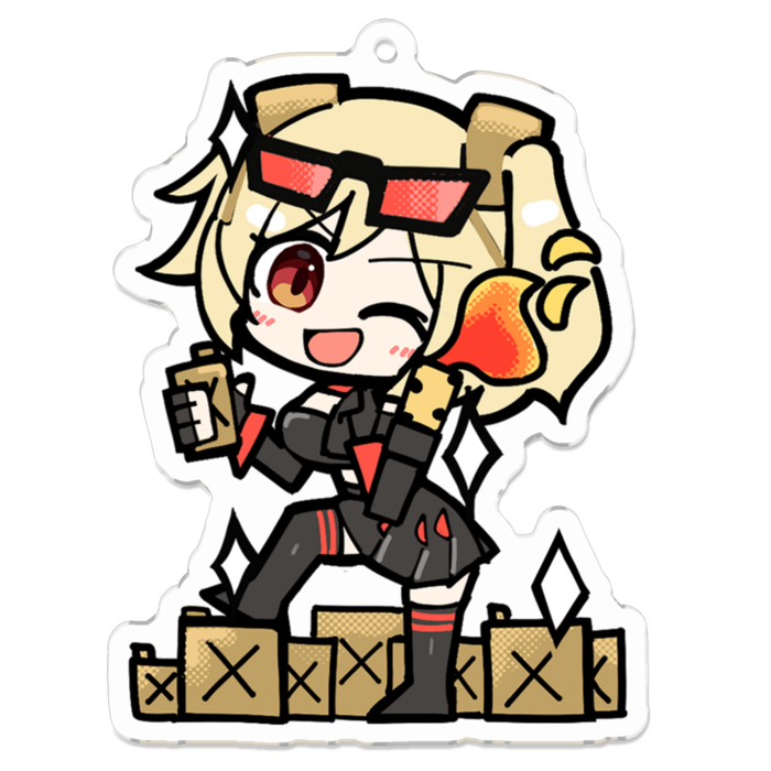 アクリルキーホルダー - 70 x 70 (mm)