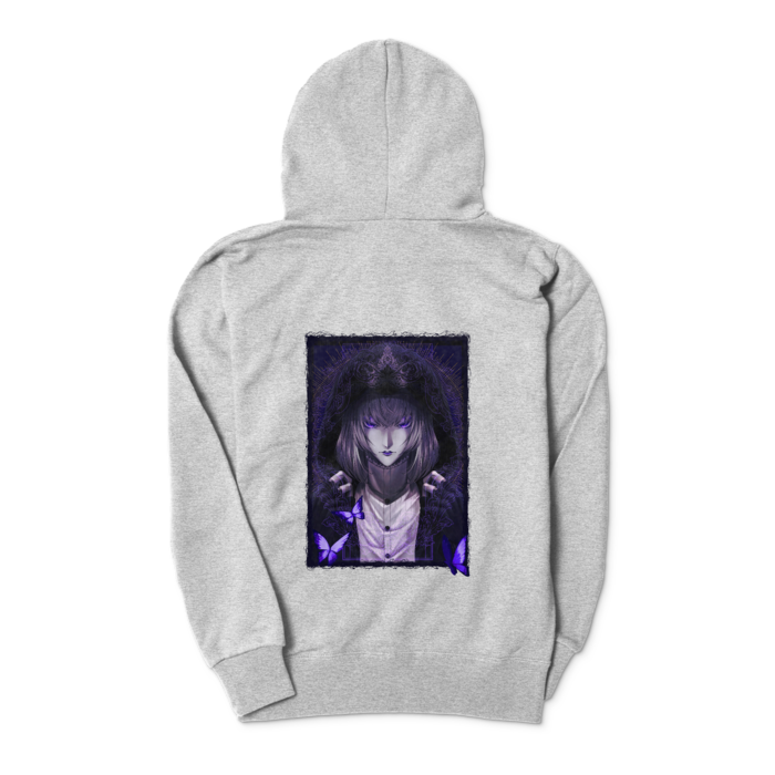 ジップパーカー - S - 杢グレー