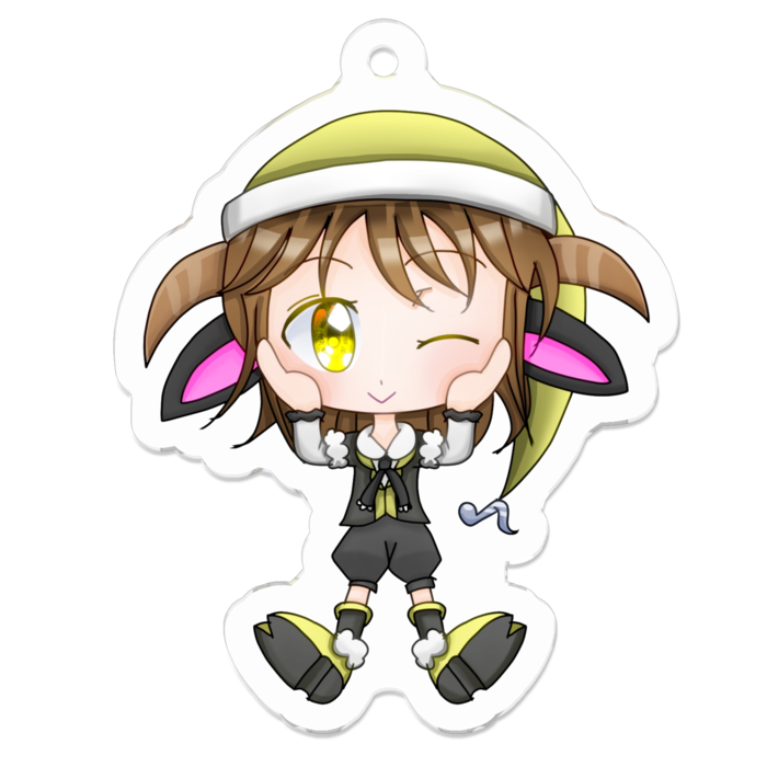 アクリルキーホルダー - 50 x 50 (mm)