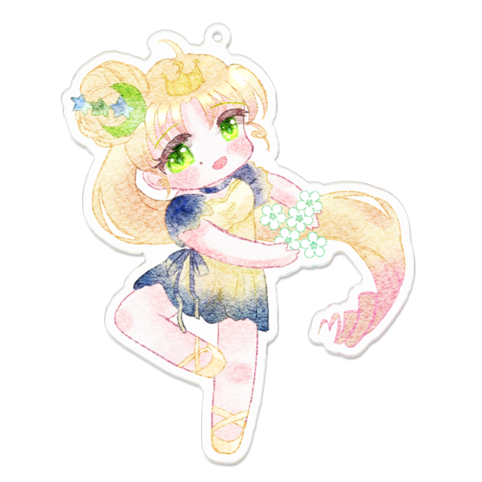 アクリルキーホルダー（コーティング） - 100 x 100 (mm)