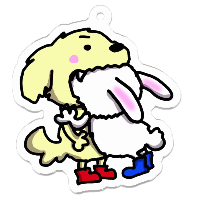 アクリルキーホルダー - 50 x 50 (mm)