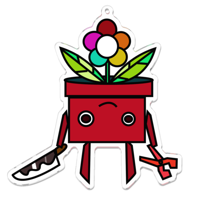 アクリルキーホルダー - 100 x 100 (mm)