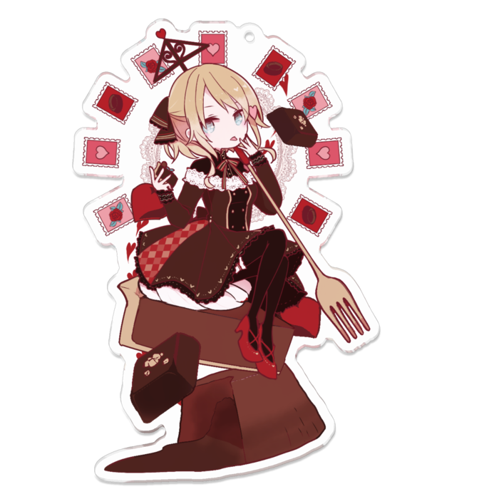 アクリルキーホルダー - 100 x 100 (mm)