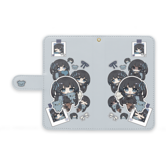 手帳型Androidケース 【 M / ストラップ穴 あり】