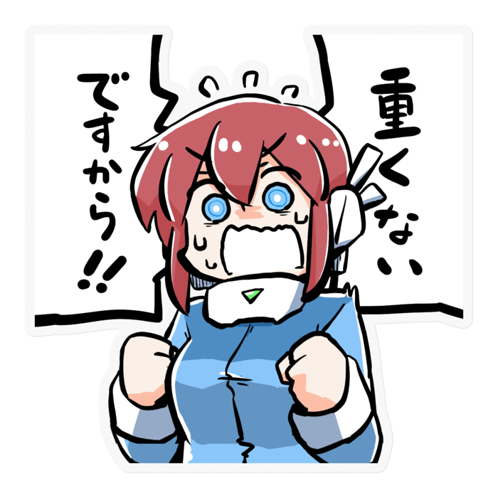 ステッカー(クリア) - 100 x 100 (mm)