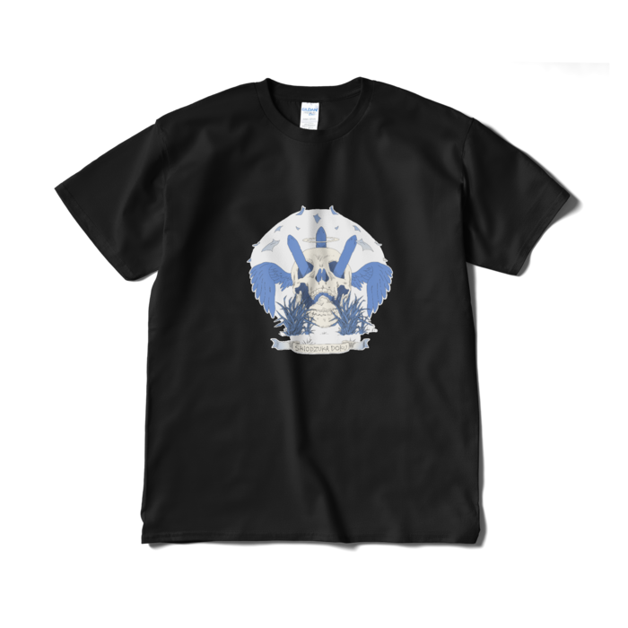 Tシャツ ブラック デザインB サイズXL