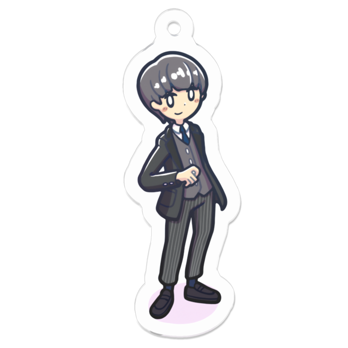 アクリルキーホルダー（コーティング） - 50 x 50 (mm)