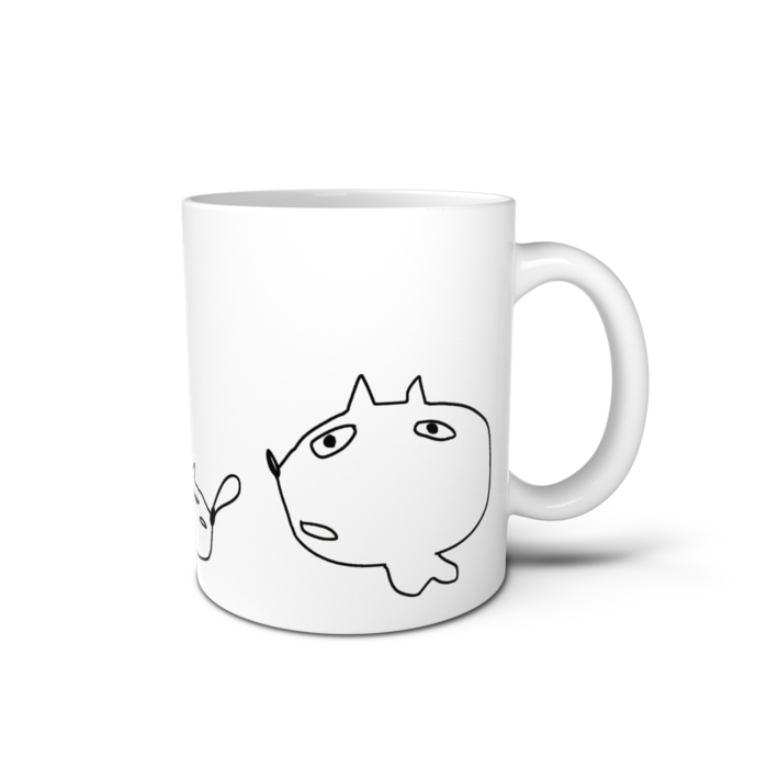 マグカップ - 直径 8 cm / 高さ 9.5 cm