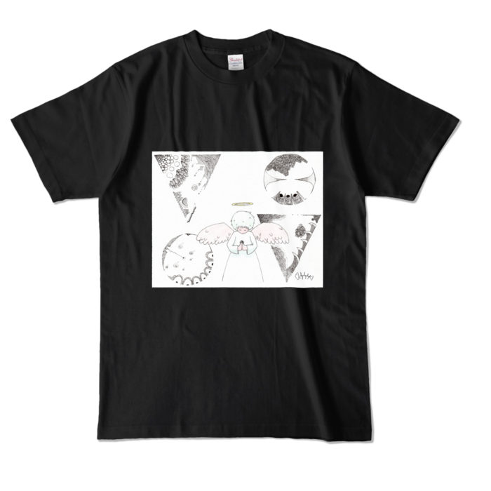 カラーTシャツ - L - ブラック (濃色)