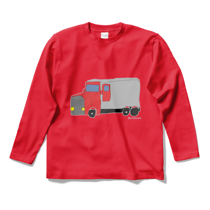 トラックのみver.　ロングスリーブTシャツ - S - レッド