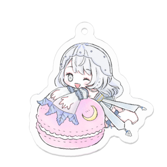 アクリルキーホルダー - 50 x 50 (mm)