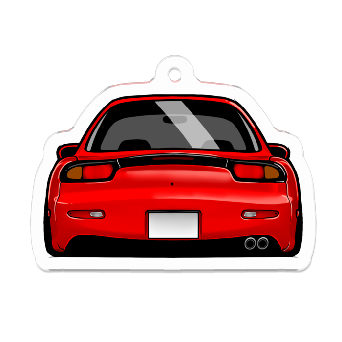RX-7（1～3型） おしりアクリルキーホルダー 各色 - kdmfactory