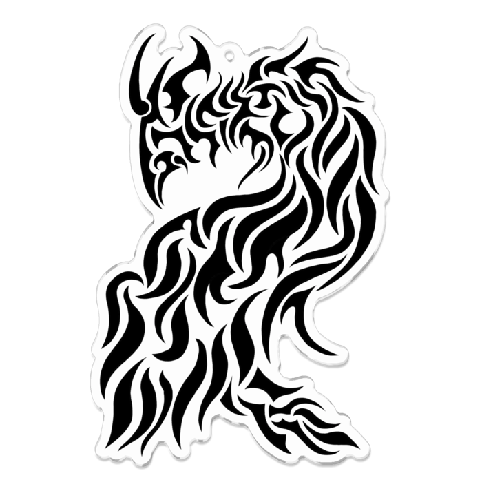 アクリルキーホルダー - 100 x 100 (mm)