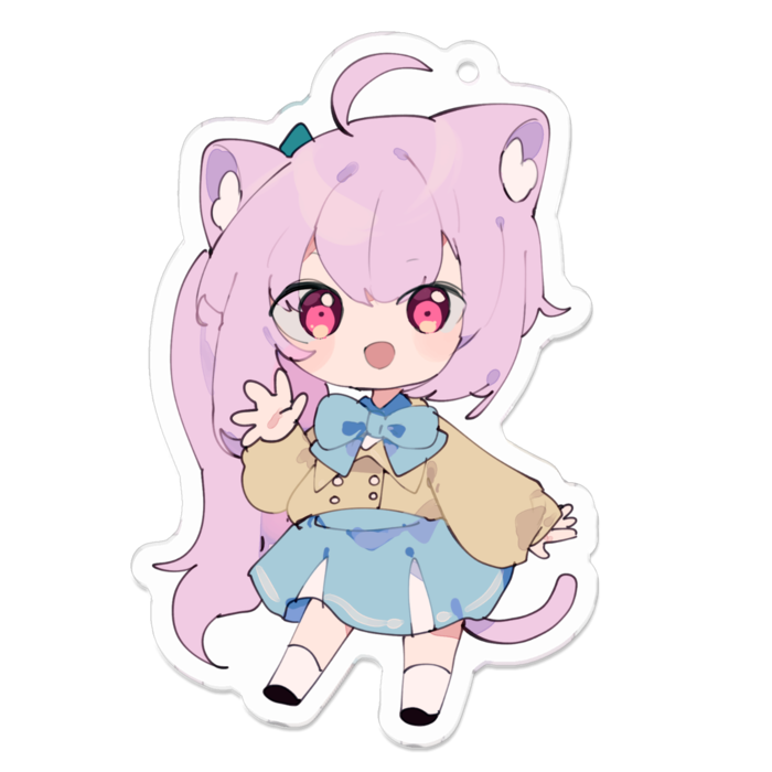 アクリルキーホルダー - 70 x 70 (mm)