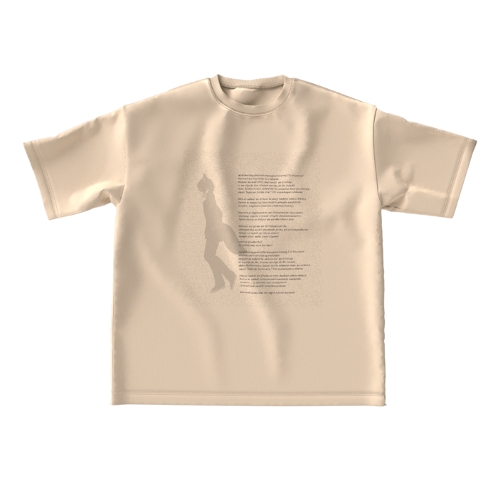 ビッグシルエットTシャツ - L - サンドベージュ