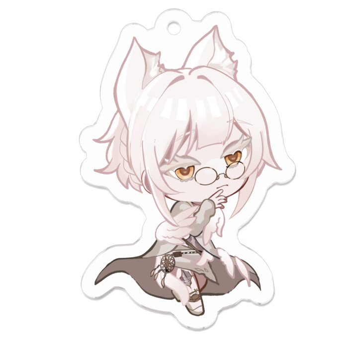 アクリルキーホルダー - 50 x 50 (mm)