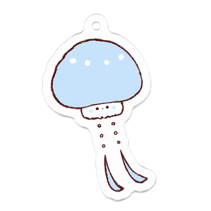 アクリルキーホルダー - 50 x 50 (mm)