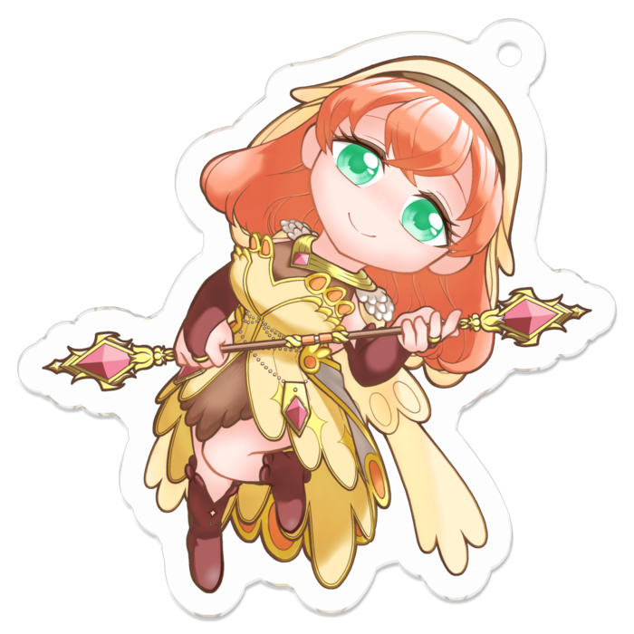 アクリルキーホルダー - 50 x 50 (mm)