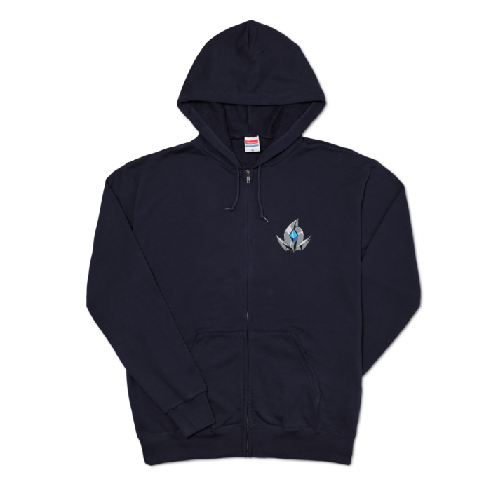 ジップパーカー - XL - ネイビー