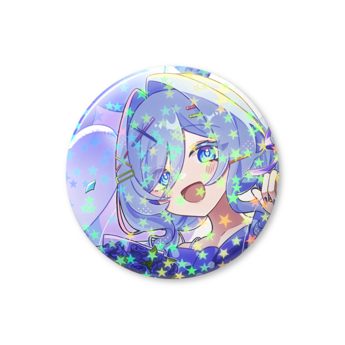 ホログラム缶バッジ - 32mm