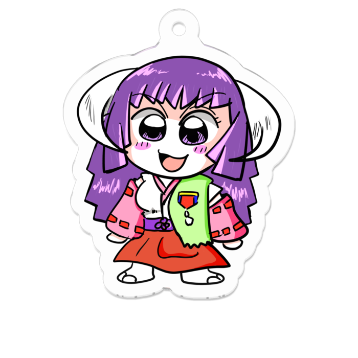 アクリルキーホルダー(コーティング) - 50 x 50 (mm)
