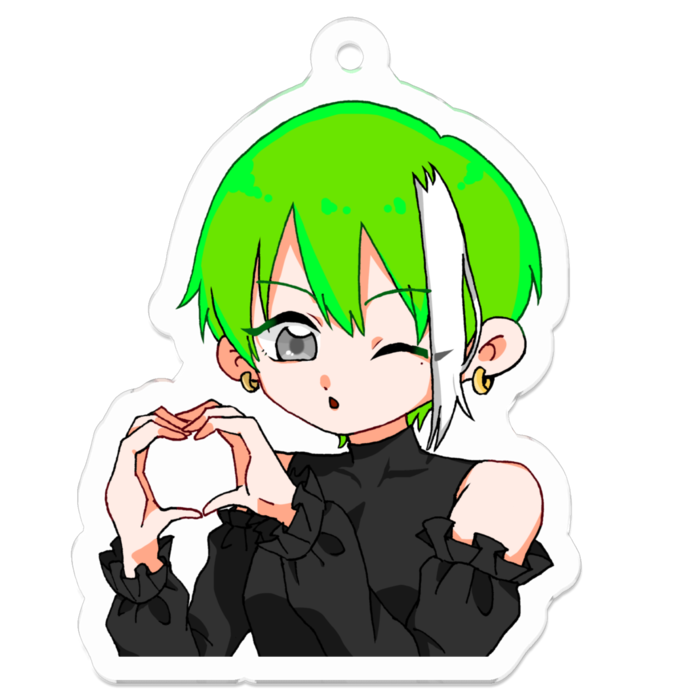 アクリルキーホルダー - 50 x 50 (mm)