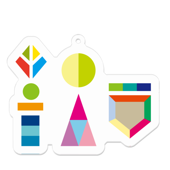 アクリルキーホルダー - 70 x 70 (mm)