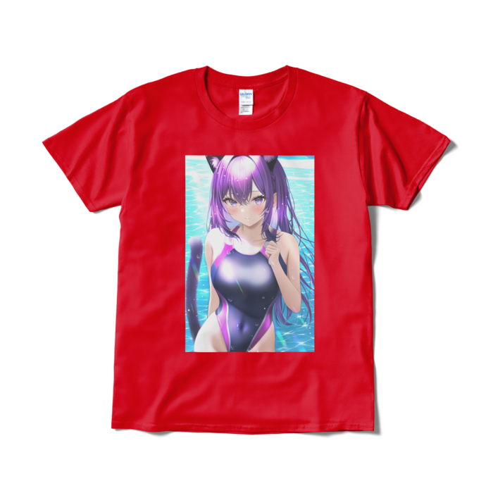 Tシャツ(短納期) - L - レッド