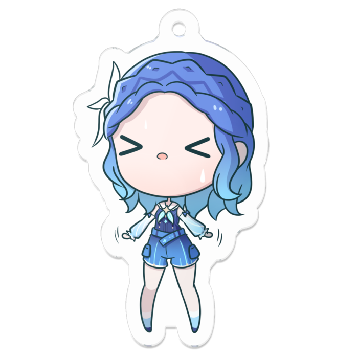 アクリルキーホルダー - 50 x 50 (mm)