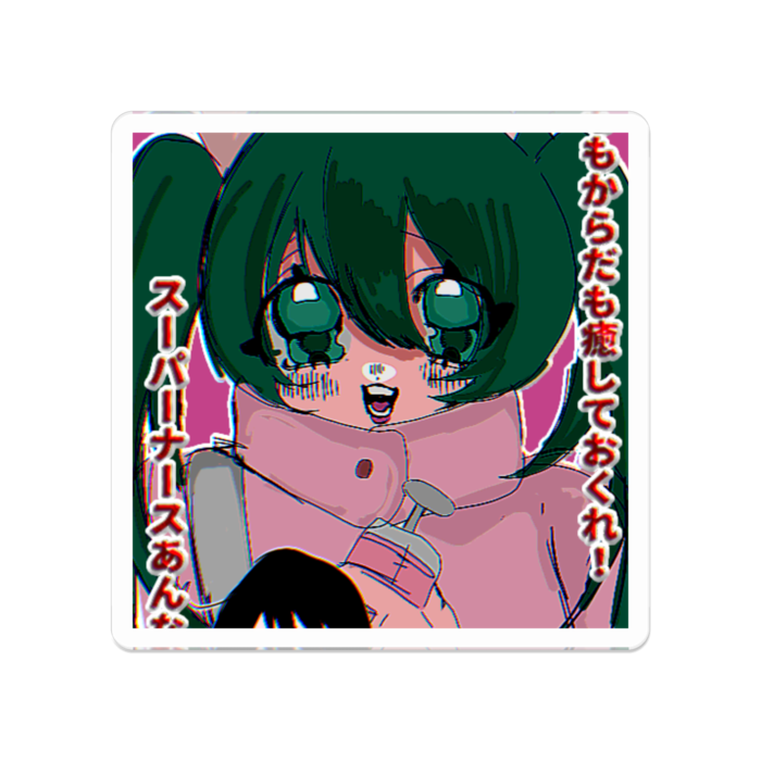 アクリルバッジ - 50 x 50 (mm)