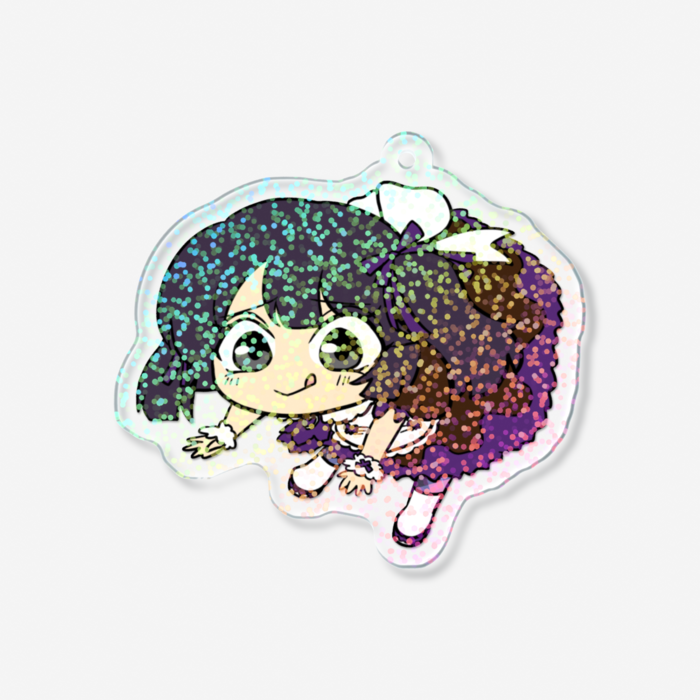 ホログラムアクリルキーホルダー - 70 × 70mm