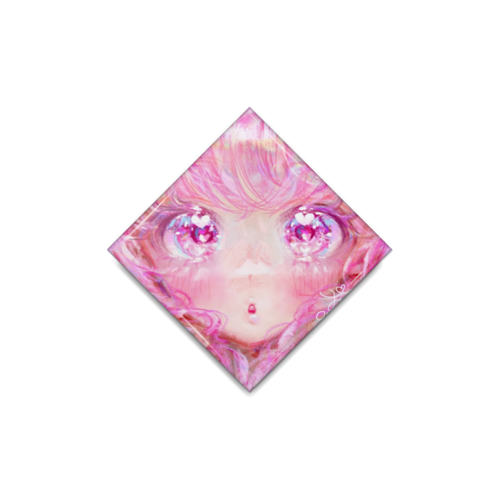 缶バッジ - ひし形40mm