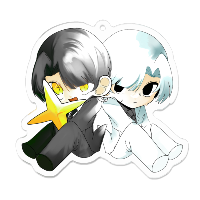 アクリルキーホルダー - 70 x 70 (mm)