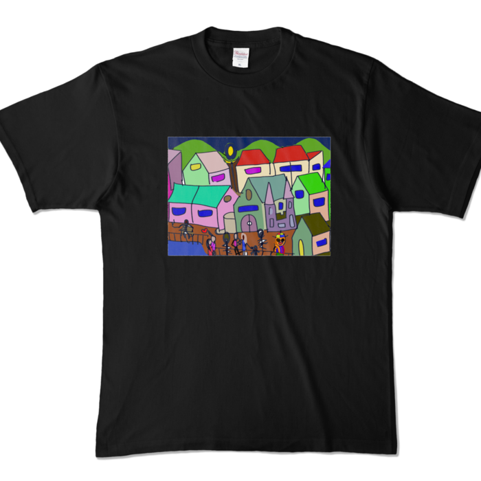 カラーTシャツ - XL - ブラック (濃色)