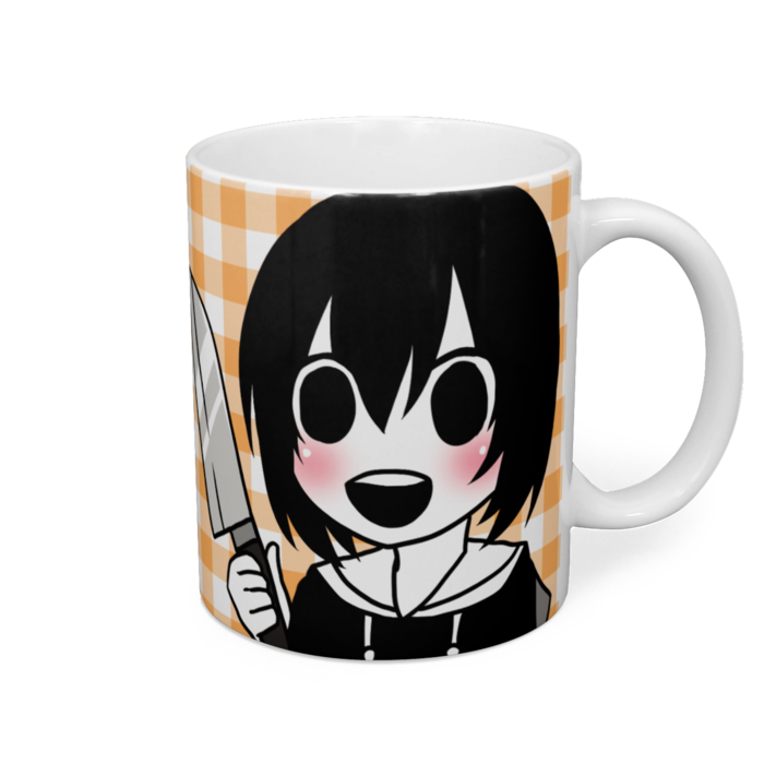 マグカップ - 直径 8 cm / 高さ 9.5 cm オレンジ