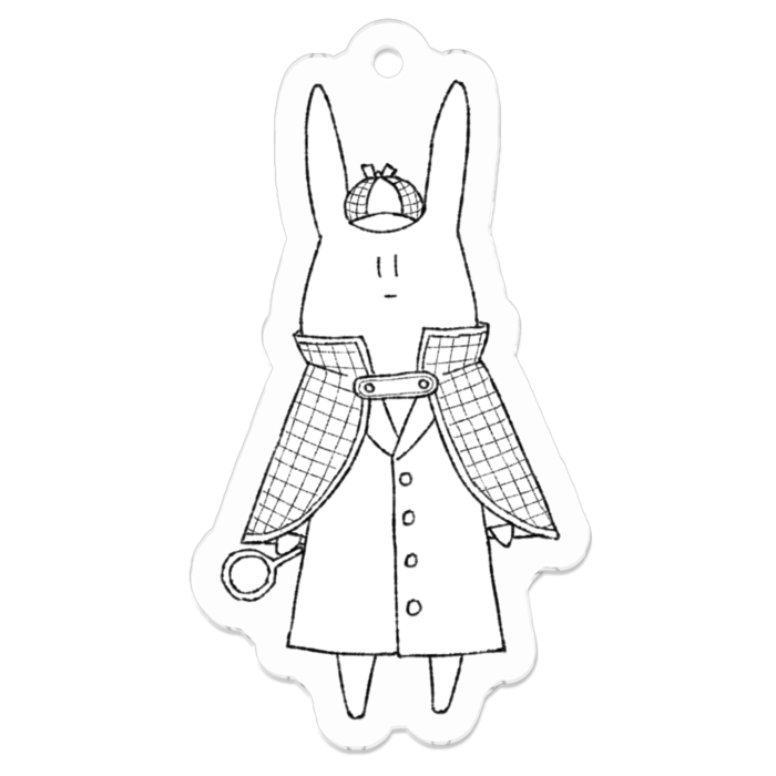 アクリルキーホルダー - 50 x 50 (mm)