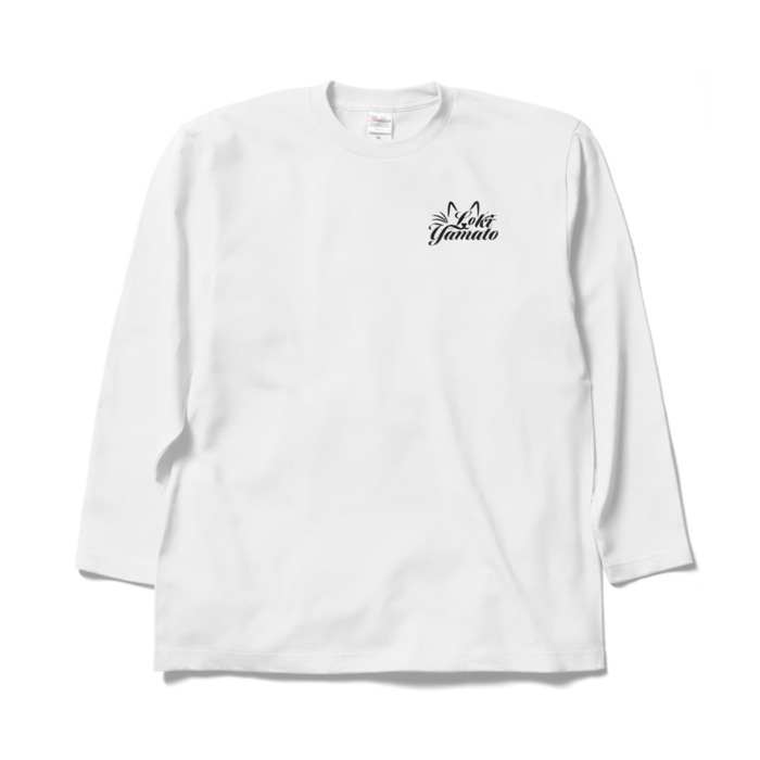 Loki Yamato ロゴワンポイントロングTシャツ - XL - ホワイト