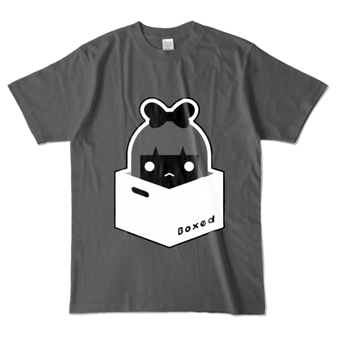 【濃Ｔ】黒：L（チャコール）