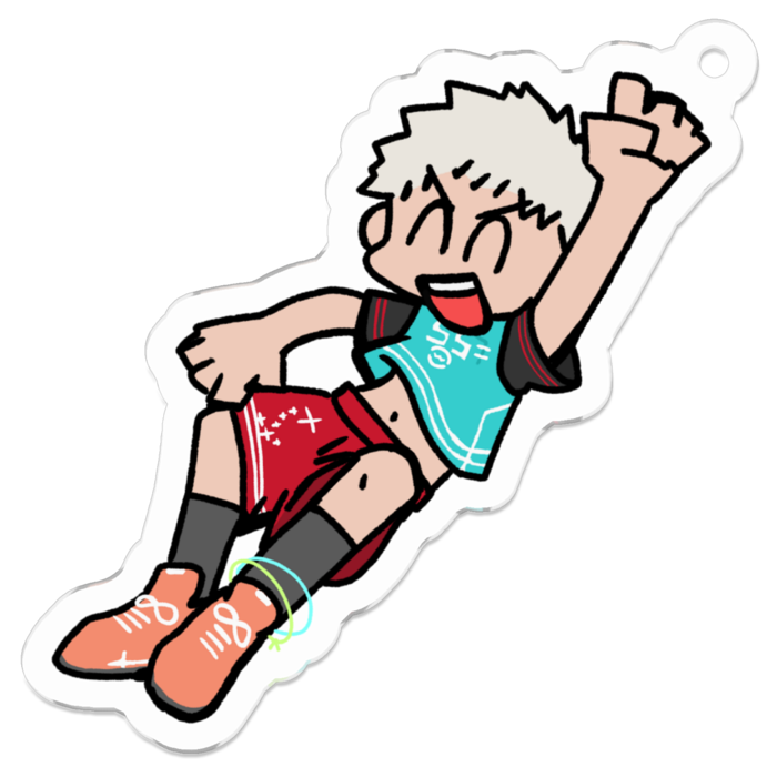 アクリルキーホルダー - 50 x 50 (mm)